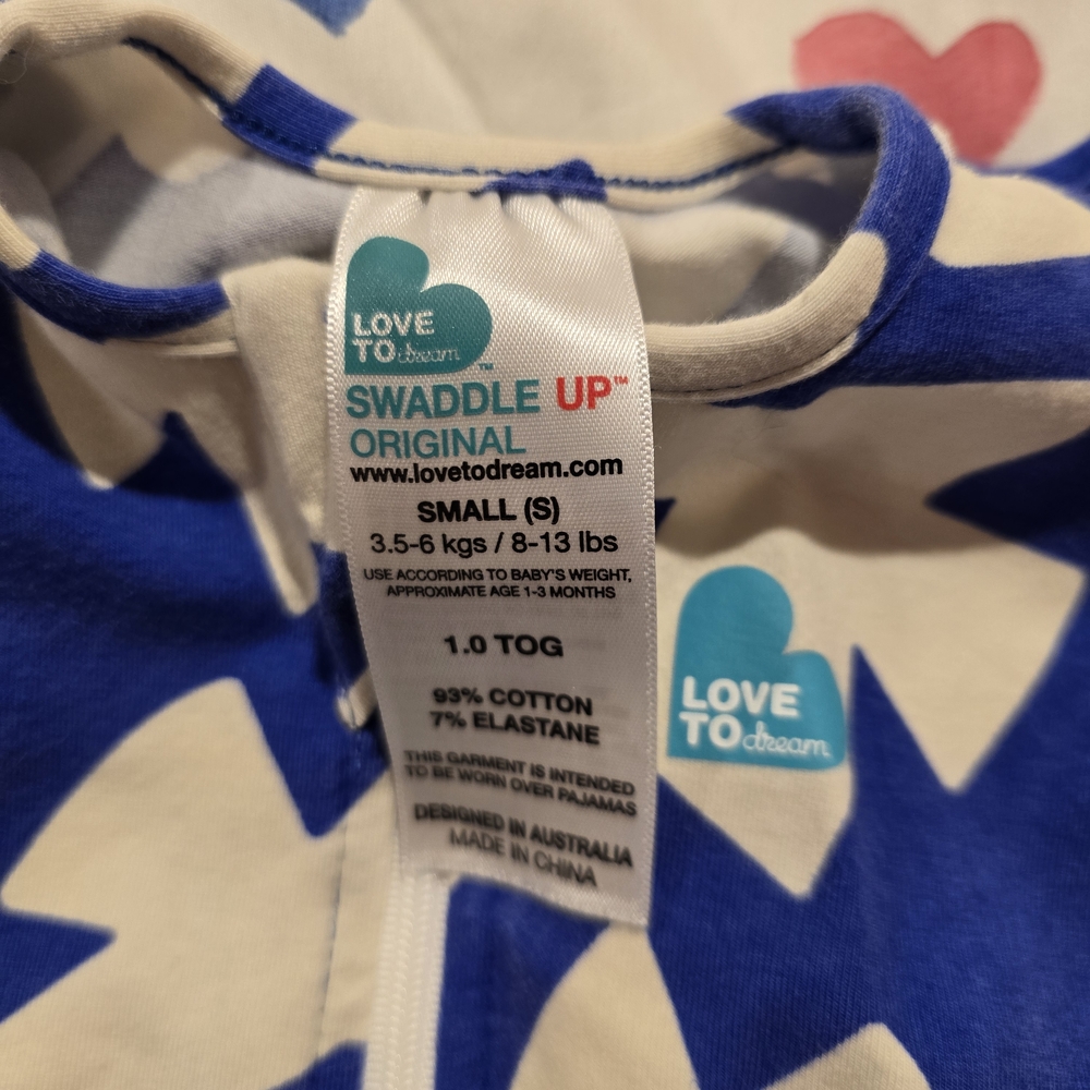 Love to Dream Blue and Gray Sleep Sacks - Picture 2 of 4